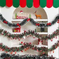 Décorations de Noël en gros pour usines : Nœuds et guirlandes, Couronnes de Noël pour vitrines de centres commerciaux