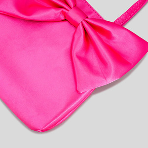 <span class=keywords><strong>Novedades</strong></span> 2026, Mini Bolso de Hombro de Diseño Inspirado en Diseñadores, con Acabado de Seda y Lazo Grande, para Mujer, Uso Nocturno, Venta al Por Mayor - Product Image 5