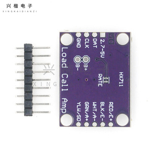 Módulo Amplificador de Celda de Carga HX711 2.7-5V, Convertidor A/D de 24 Bits para Sensor de Báscula - Product Image 1