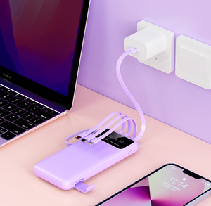 Xinrunjin ที่ชาร์จแบบพกพาได้โลโก้ออกแบบได้ตามต้องการพาวเวอร์แบงค์แสดงผลดิจิตอลแบบ C สำหรับเป็นของขวัญขององค์กรโปรโมชั่นแบรนด์ - Product Image 3