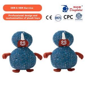 Llavero de peluche suave con diseño de puntos de dibujos animados personalizados, amuleto para bolso, colgante antipérdida, juguete de peluche. - Product Image 1