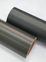 Black Cu Ni Plated Single Sided Conductive Cloth Tape Anti-Oxidation Low Impedance for Phone Computer ESD Grounding