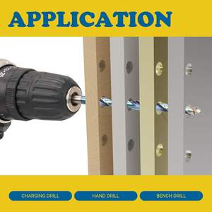 Foret en acier inoxydable à grande vitesse Co5% M35 Step Heavy Duty DIN338 1-13mm, perçage rapide - Product Image 2