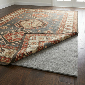 Tapis <span class=keywords><strong>de</strong></span> sol premium <span class=keywords><strong>de</strong></span> 1/4 pouce d'épaisseur 8x10 pieds - Sous-couche adhésive antidérapante pour sols en bois dur - Product Image 1