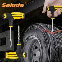 Penjualan laris 9 buah ban Tubeless profesional Universal Kit perbaikan ban tugas berat dengan wadah