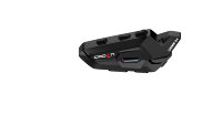 Casque d'intercom pour moto Crown Micro avec fonctionnalités musicales Qualcomm IPO65 pour 4 personnes Intercom/ Intercom pour casque