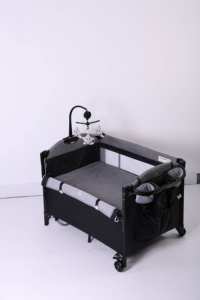 Berceau de chevet pliable au design moderne avec auvent en acier à mailles, nouvelle table à couches pour le <span class=keywords><strong>parc</strong></span>, l'hôpital, l'école, la salle à manger et le salon. - Product Image 6