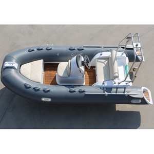 Gommone <span class=keywords><strong>a</strong></span> Chiglia Rigida RIB390C per 4 Persone con Doppio Scafo in Vetroresina Popolare da 12.8ft per Pesca e Navigazione da Diporto Fuoribordo in PVC o Hypalon con Scafo <span class=keywords><strong>a</strong></span> V Profonda Doppio - Product Image 4