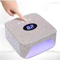 Lampu UV Profesional 54W 3 Pengaturan Timer Pengeringan Cepat Sensor Pintar Tanpa Kabel Panas Rendah untuk Kuku