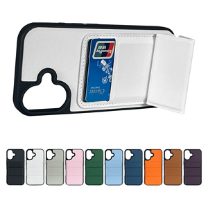 접이식 스탠드와 카드 홀더가 있는 보호용 휴대폰 케이스, 시리즈용 PU 가죽 소재 - Product Image 2