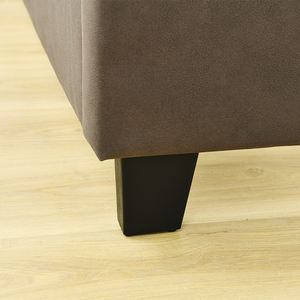 Willsoon design moderno <span class=keywords><strong>singolo</strong></span> formato <span class=keywords><strong>letto</strong></span> in pelle con morbido blocco quadrato testiera in <span class=keywords><strong>legno</strong></span> per soggiorno o camera da <span class=keywords><strong>letto</strong></span> - Product Image 4