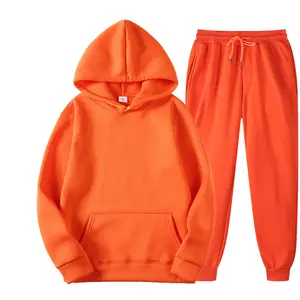 Hot Selling Men's And Women's Outdoor Sports Hoodies, Hooded Casual Two-piece Set For Foreign Trade