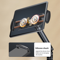 360 °   Support de tablette PC réglable en angle de rotation, support de téléphone suspendu, support de téléphone au sol en alliage d'aluminium pour cadeaux d'affaires