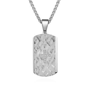 Hip Hop Cross Zircon Protestants Christian Waterproof Tarnish Free Stainless Steel Jewelry <b>Pendants</b> <b>Necklaces</b> for Male Man <b>Men</b> - Product Image 4