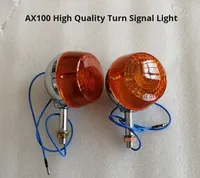 Paire de clignotants de moto, indicateur lumineux rond pour Jincheng//AX100/Haojue