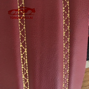 قماش جلد صناعي مبطن قابل للتخصيص مع تطريز ورغوة - لأغطية مقاعد السيارات والكراسي المكتبية وتنجيد الأثاث - Product Image 4