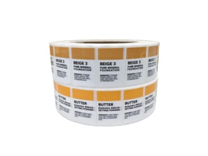 ฉลากกาวพรีเมียม PP สังเคราะห์ ทนทานต่อการฉีกขาด สำหรับบรรจุภัณฑ์เครื่องสำอาง OEM ODM จัดส่งรวดเร็ว - Product Image 1