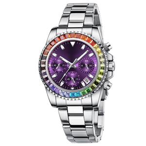 Nouvelle montre tendance pour femme Drioshipping, montre de luxe en diamant, montre à quartz étanche - Product Image 3
