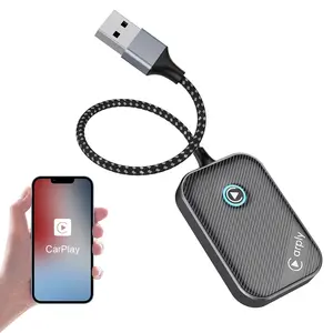 Boyi Portable WIFI+Bluetooth Dual Connection Transmission Carplay Smart Box Car Universal USB Carplay Encryptor Adapter