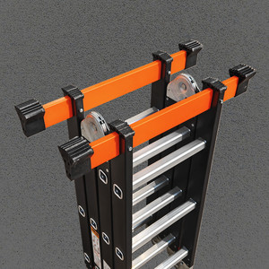 Échelle transformable multifonction <span class=keywords><strong>8</strong></span>-en-1 en acier au carbone, certifiée EN131 - Product Image 3