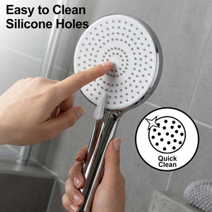 Set <span class=keywords><strong>Doccia</strong></span> di Lusso in Acciaio Inox 304 <span class=keywords><strong>con</strong></span> Deviatore, Sistema <span class=keywords><strong>Doccia</strong></span> per Bagno <span class=keywords><strong>con</strong></span> Doppia Testa Cromata - Product Image 2