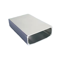 Boîtier de commande en aluminium extrudé sur mesure 110x64x25mm, dissipateur thermique anodisé noir, boîtier d'instrument électronique pour PCB, IP54, léger