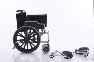 Silla de ruedas manual barata plegable y ligera para personas gordas, solo para personas <span class=keywords><strong>mayores</strong></span> con silla de ruedas personalizada de gran peso - Product Image 5