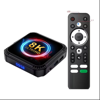 Boîtier TV Android 8K UHD de haute qualité, Quad Core, accessoires de décodeur, vente chaude en Europe, boîte TV intelligente