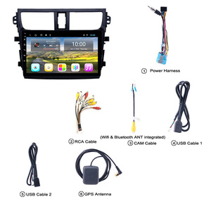 Autoradio multimédia Android 8 cœurs avec GPS, CarPlay, écran partagé, DSP et aide au recul pour <span class=keywords><strong>Suzuki</strong></span> <span class=keywords><strong>Celerio</strong></span> Cultus 2015~<span class=keywords><strong>2018</strong></span> - Product Image 2