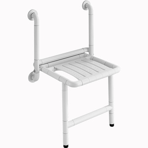 Siège de salle de bain pliable Baiyurui, capacité 150 kg, tabouret de douche mural avec accoudoirs pour personnes âgées et handicapées - Product Image 3