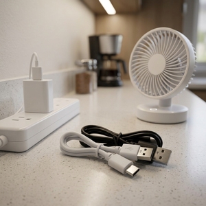 สายชาร์จโทรศัพท์มือถือแบบ Type <span class=keywords><strong>C</strong></span> to USB ขนาด <span class=keywords><strong>30</strong></span> ซม. สายดาต้าชาร์จเร็ว พร้อมพัดลมขนาดเล็กและสายเชื่อมต่ออุปกรณ์ - Product Image 3
