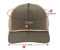 Gorra de béisbol transpirable de alta calidad para hombre, gorra de camionero con malla ajustable