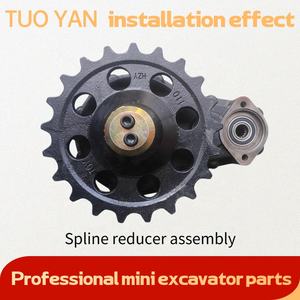 Snelle Levering Mini Graafmachine Spline Reducer Assemblage Reductie Doos Bouwmachines Onderdelen Reductie Versnellingsbak Reductie G - Product Image 4