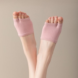 Hợp Thời Trang Phụ Nữ Nửa Cọ Vớ Phụ Nữ Vô Hình <span class=keywords><strong>Toeless</strong></span> Dệt Kim Vớ Dép Giày Dép Vòm Hỗ Trợ Vớ - Product Image 5