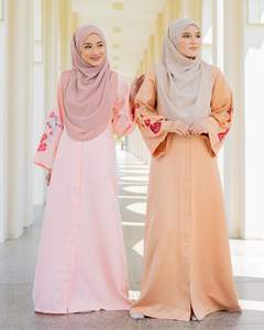 SIPO Eid Fashion 2024 Eid Modest Summer Abaya Printed Chiffon Modest <b>Dress</b> Islamic Clothing Muslim Girls Abaya - Product Image 3