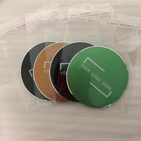 Regalo Corporativo, Etiqueta Metálica Personalizada, Posavasos de Acero Inoxidable, Base para Vasos, Alfombrilla para Bebidas, Etiqueta Grabable con Láser