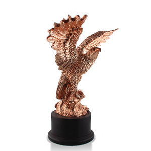 Statua Personalizzata di <span class=keywords><strong>Aquila</strong></span>, Premio in Resina Dorata a Forma di <span class=keywords><strong>Aquila</strong></span> - Product Image 4