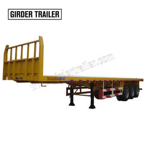 <span class=keywords><strong>Double</strong></span> essieu 40-60 tonnes Conteneur en acier Tandem 30ft 40 pieds Nouveau Deuxième main Interlink Flatbed Semi Trailer Fifthwheel - Product Image 6