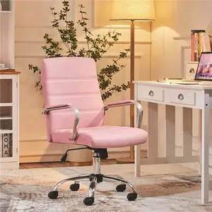 Kursi kantor ergonomis garis apartemen, furnitur rumah kantor eksekutif, Set meja komputer, kursi kantor