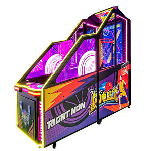 Juego de baloncesto de lujo LCD para interiores para adultos, máquina de tiro de juego interactivo que funciona con monedas - Product Image 3