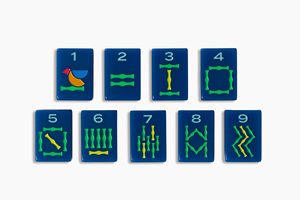Juego de Mahjong Americano de Acrílico de Una Sola Capa Azul Almirante The Minimal Line con Soportes para Noches de Juego <span class=keywords><strong>en</strong></span> Familia, Compra al por Mayor, Logotipo Personalizado - Product Image 2