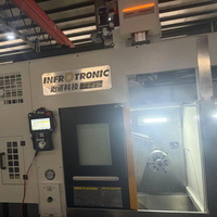 Tour CNC à double broche parallèle TT15 haute vitesse pour usages légers, centre de tournage, portée de coupe 210 mm, porte-outils 12 postes, commande automatique FANUC