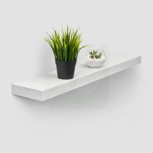 Custom Solid Wooden <b>Floating</b> Shelves for Kitchen Living Room Bathroom Dining Pine Rubber or Wood - Product Image 2