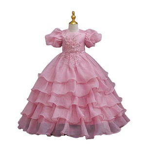 open lace back dress Elegant Baby Girl Butterfly Flower Girl Dress Toddler Birthday Prince   marryshe