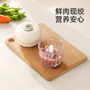 Mini Meat Grinder Garlic Crusher Manual Food Processor For Herb Spice Grinding Household Kitchen Tool - Product Image 4