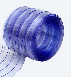China Fabriek Hoge-Dichtheid Kristal PVC Strip Gordijn 14mm Dikte met Niet-vette, Niet-vergelende eigenschappen, ISO & CE Gecertificeerd, Flexibel - Product Image 2