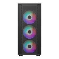 Casing PC Desktop OEM ODM Full Tower ATX untuk Gaming dengan Panel Samping Kaca Tempered, Casing Gamer