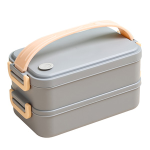 Stainless Steel <b>Insulated</b> <b>Lunch</b> <b>Box</b> 304 Divided Rectangle Bento <b>Box</b> For Student Office Microwaveable - Product Image 2