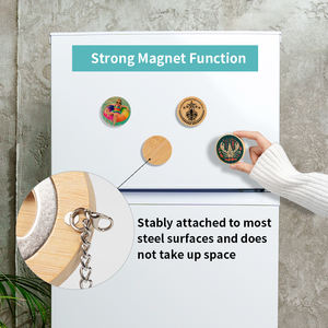 פייד חיים סובלימציה הסיטונאי מקרר תמונה מותאם אישית מגנט במבוק פותחן בקבוק יין פותחן - Product Image 3