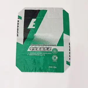 2024 Sacos de embalagem de cimento com válvula de papel Kraft personalizados baratos de ótima qualidade 25kg Saco de embalagem de cimento